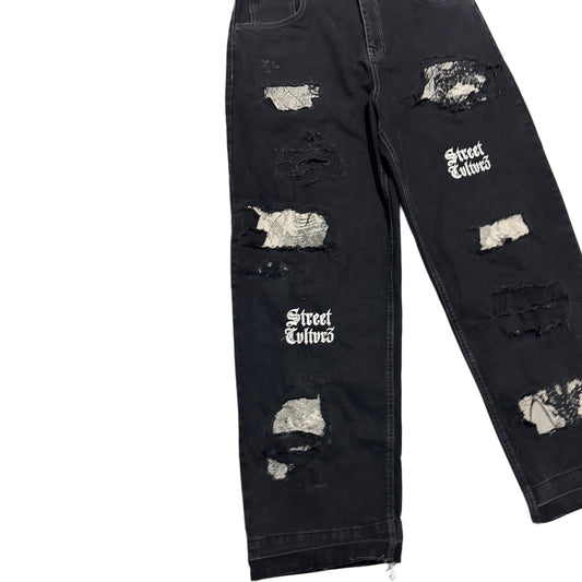 “Midnight ruins denim”