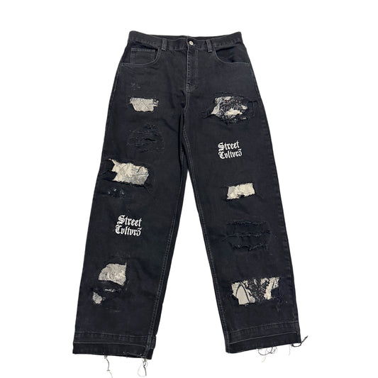 “Midnight ruins denim”