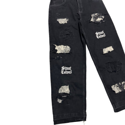 “Midnight ruins denim”