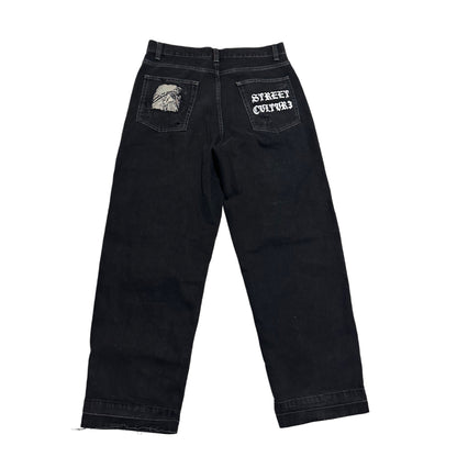 “Midnight ruins denim”