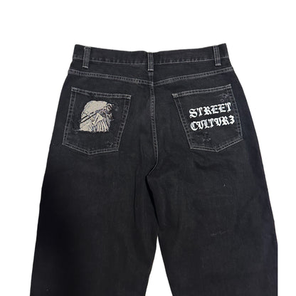 “Midnight ruins denim”