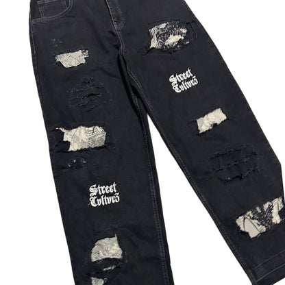 “Midnight ruins denim”