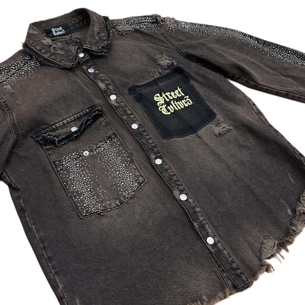Street Cvltvr3 “Beautifully Broken” Denim Jacket