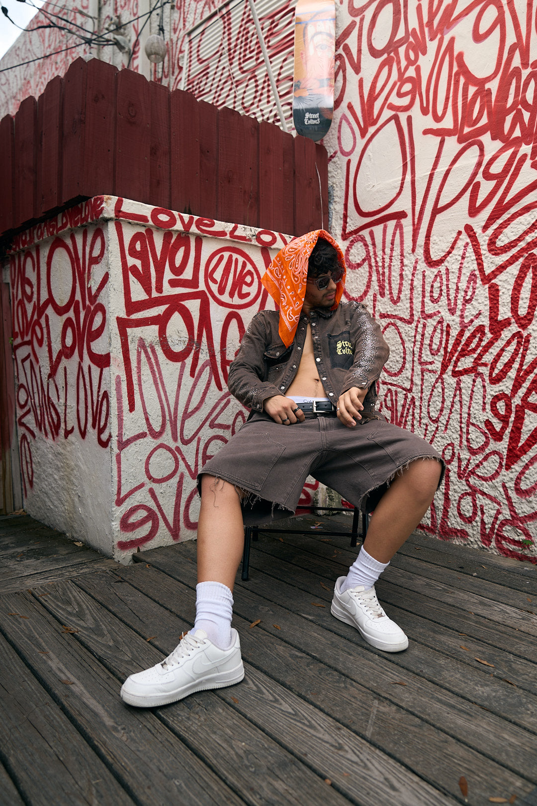 Street Cvltvr3 “Beautifully Broken” Denim Jacket