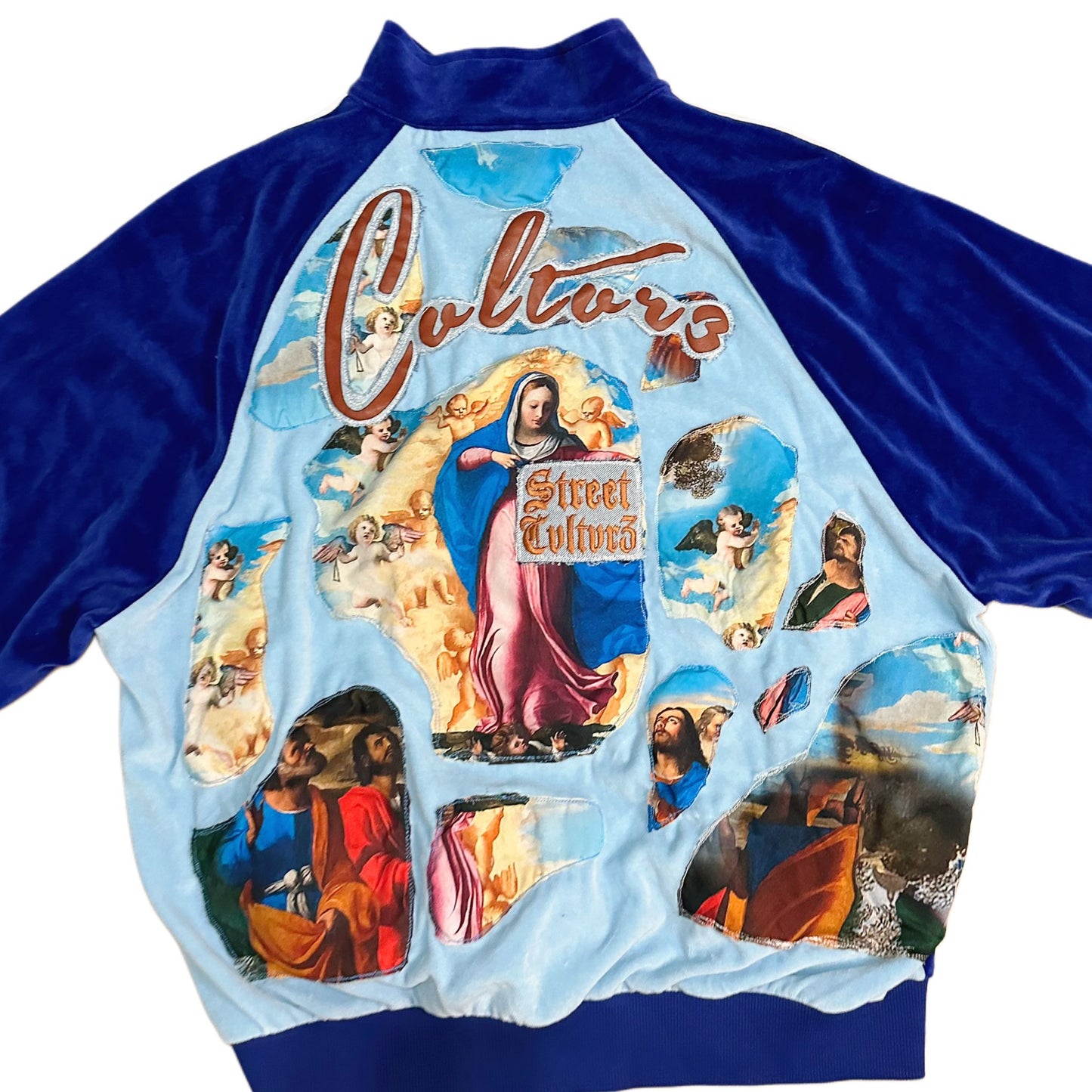 “Street Cvltvr3 Virgen Varsity Jacket – Limited Edition”