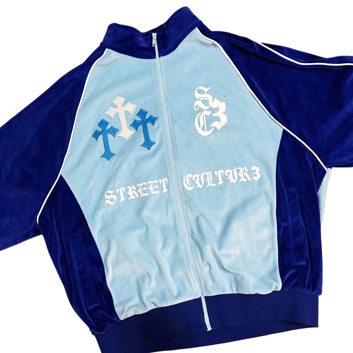 “Street Cvltvr3 Virgen Varsity Jacket – Limited Edition”