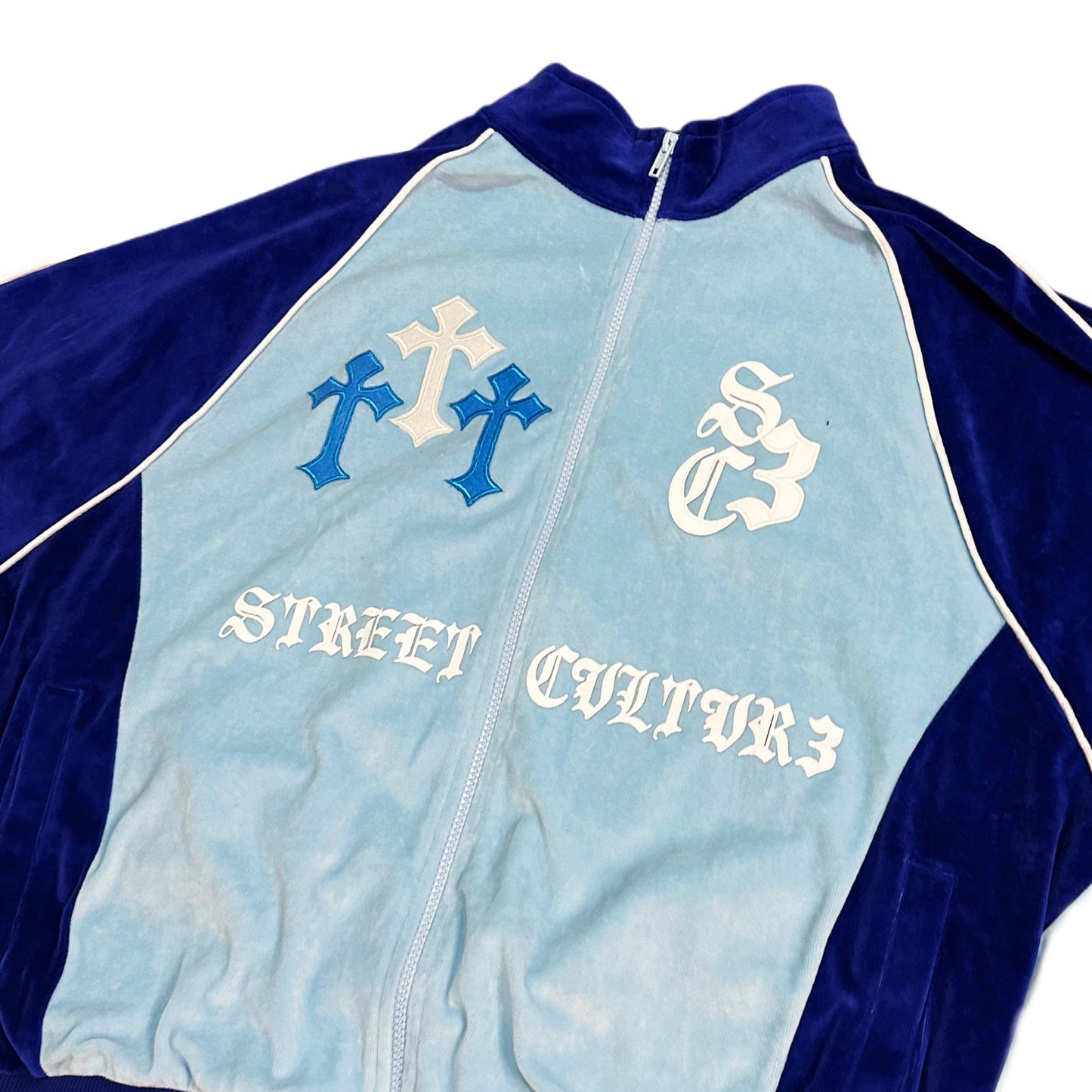 “Street Cvltvr3 Virgen Varsity Jacket – Limited Edition”