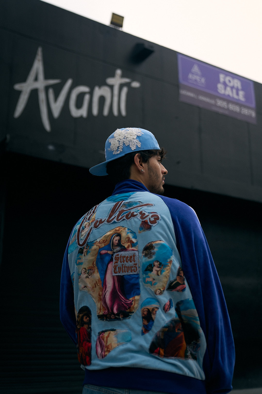 “Street Cvltvr3 Virgen Varsity Jacket – Limited Edition”